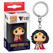 Pocket Pop Wonder Woman 80th Wonder Woman Classic with Cape Key Chain