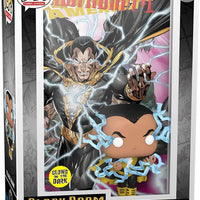 Pop Comic Cover DC Comics Black Adam Glow in the Dark Vinyl Figure