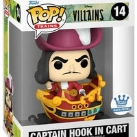 Pop Trains Disney Villains Captain Hook in Cart Vinyl Figure Funko Exclusive #14