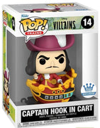 Pop Trains Disney Villains Captain Hook in Cart Vinyl Figure Funko Exclusive #14