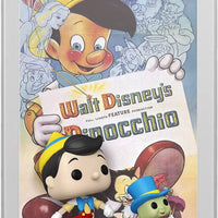 Pop Movie Poster Disney 100 Pinocchio Pinocchio & Jiminy Cricket Vinyl Figure