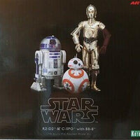 Star Wars Force Awakens C-3PO & R2-D2 with BB-8 ArtFX+ Statue