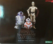 Star Wars Force Awakens C-3PO & R2-D2 with BB-8 ArtFX+ Statue