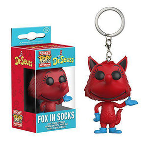 Pocket Pop Dr. Seuss Fox in Socks Vinyl Key Chain