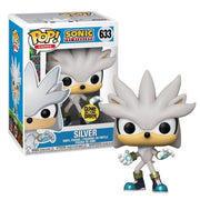 Pop Sonic the Hedgehog Silver Glow in the Dark Vinyl Figure Hot Topic Exclusive