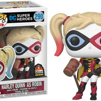 Pop DC Super Heroes Harley Quinn as Robin Vinyl Figure LA Comic Con Exclusive