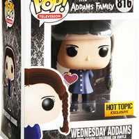 Pop Addams Family Wednesday Addams Vinyl Figure Hot Topic Exclusive