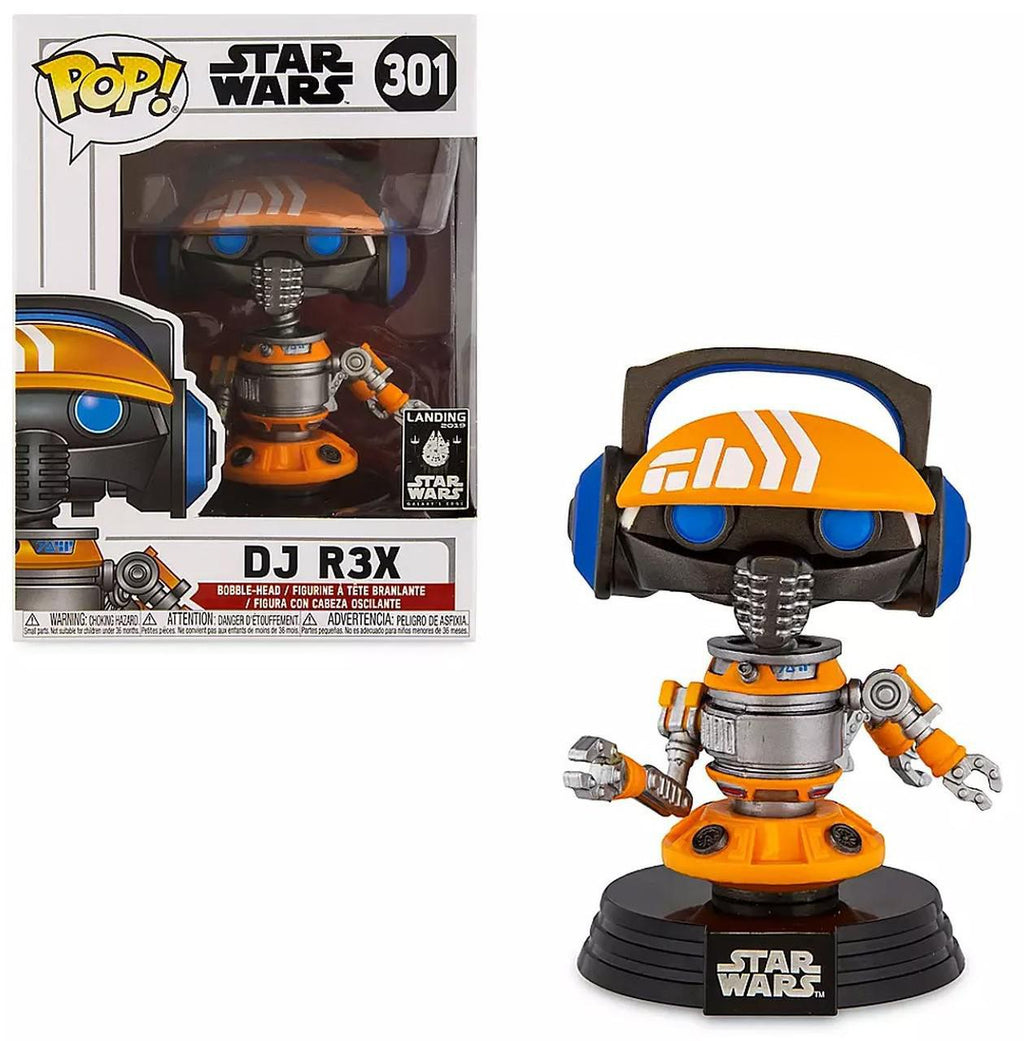 Pop Star Wars DJ R3X Vinyl Figure Galaxy's Edge Exclusive