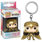 Pocket Pop Wonder Woman WW84 Wonder Woman Golden Armor Vinyl Figure Key Chain