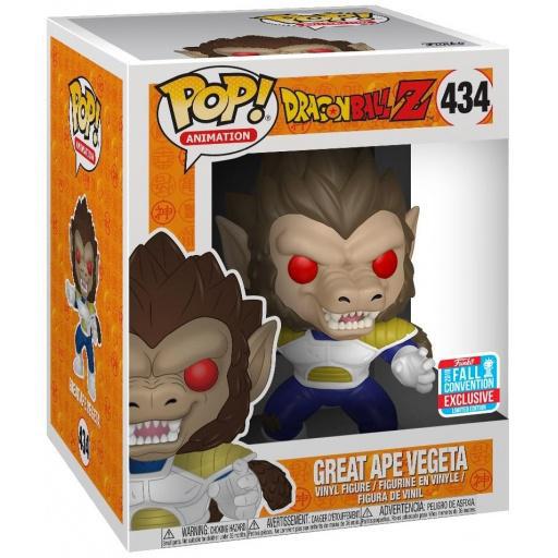 Pop Dragon Ball Z Great Ape Vegeta 6" Vinyl Figure 2021 Shared Exclusive