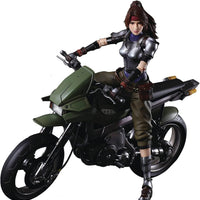 Play Arts Kai Final Fantasy VII Remake Intergrade Jessie and Motorcycle Action Figure