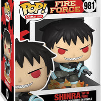 Pop Fire Force Shinra with Fire Vinyl Figure