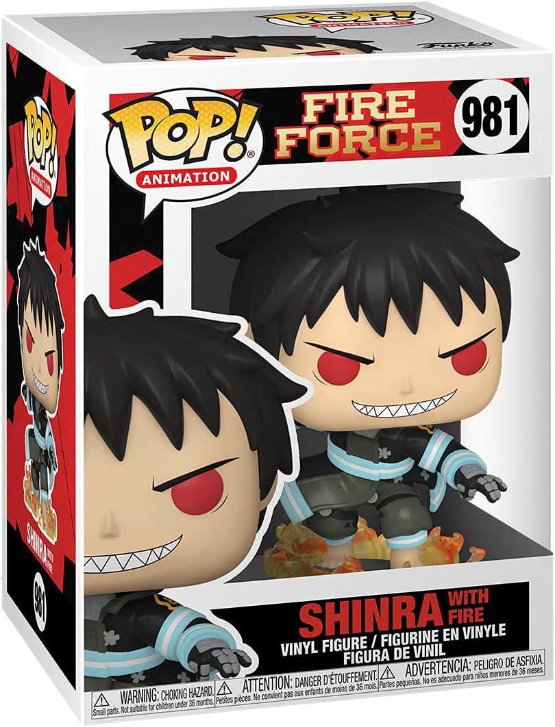 Pop Fire Force Shinra with Fire Vinyl Figure