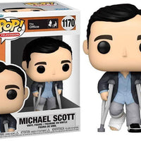 Pop Office Michael Standing with Crutches Vinyl Figure