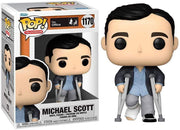 Pop Office Michael Standing with Crutches Vinyl Figure