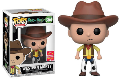 Pop Rick and Morty Western Morty Vinyl Figure 2018 Summer Convention Exclusive