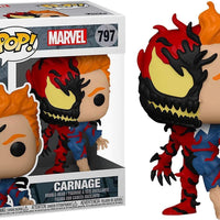 Pop Marvel Carnage Split Vinyl Figure Hot Topic Exclusive