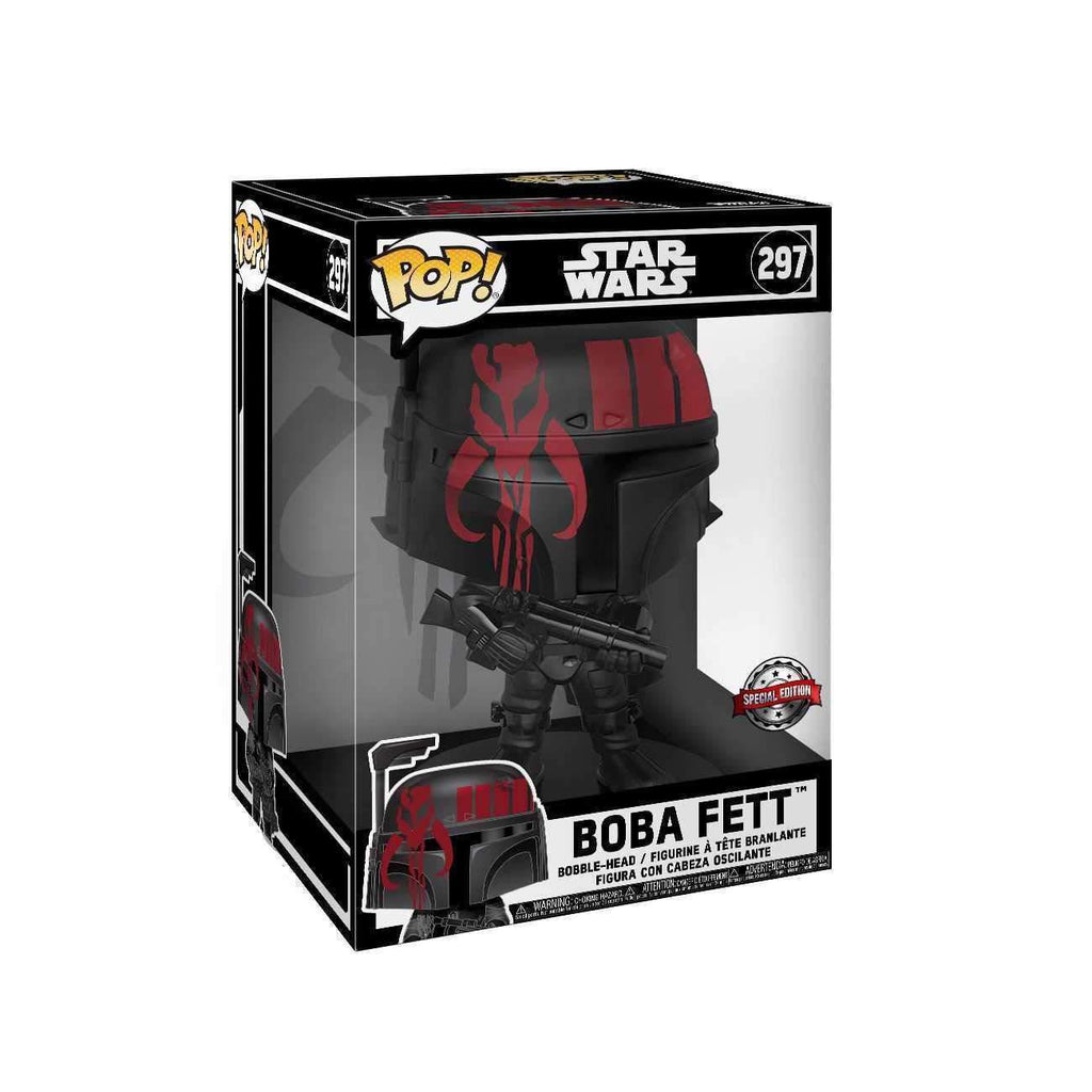 Pop Star Wars Boba Fett Black 10" Vinyl Figure Target Exclusive