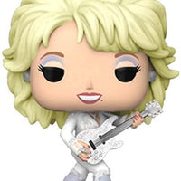 Pop Dolly Parton Dolly Parton in White Pantsuit Funko Shop Exclusive