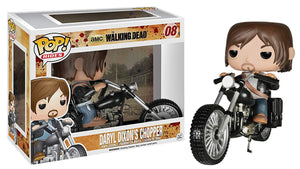 Pop Walking Dead Daryl Dixon's Chopper Ride Vinyl Figure #08