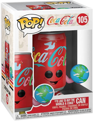 Pop Coca Cola I'd Like to Buy the World a Coke Can Vinyl Figure