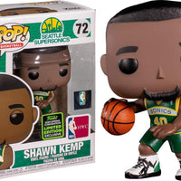 Pop NBA Seattle Supersonics Shawn Kemp Vinyl Figure 2020 Spring Convention Exclusive #72