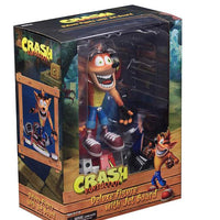 Crash Bandicoot Crash with Jet Board 7” Deluxe Action Figure