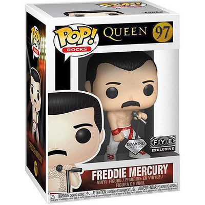Pop Queen Freddie Mercury Diamond Edition Vinyl Figure FYE Exclusive