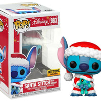 Pop Lilo & Stitch Santa Stitch with Scrump Vinyl Figure Special Edition #983