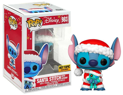 Pop Lilo & Stitch Santa Stitch with Scrump Vinyl Figure Special Edition