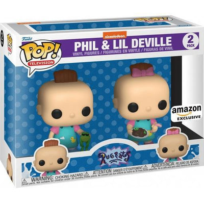 Pop Rugrats Phil and Lil Deville 2-Pack Vinyl Figure Amazon Exclusive