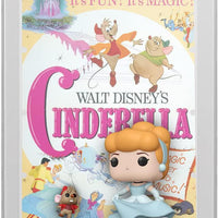 Pop Movie Poster Disney 100 Cinderella Cinderella with Jaq Vinyl Figure