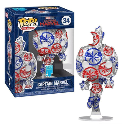 Pop Patriotic Age Marvel Studios Captain Marvel Art Series Vinyl Figure Special Edition