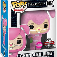 Pop Friends Chandler Bing as Bunny Flocked Vinyl Figure Special Edition #1066