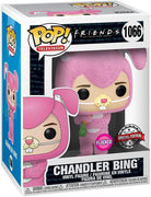 Pop Friends Chandler Bing as Bunny Flocked Vinyl Figure Special Edition #1066