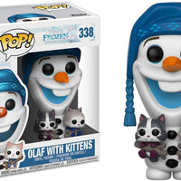 Pop Olaf's Frozen Adventure Olaf with Kittens Vinyl Figure