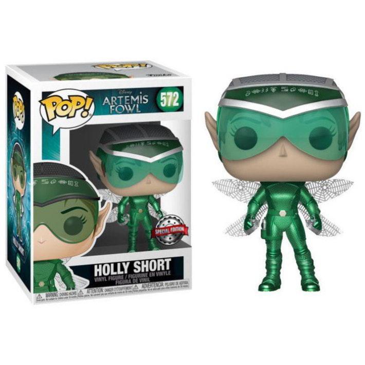 Pop Artemis Fowl Holly Short with Metallic Finish Vinyl Figure Exclusive