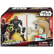 Star Wars Hero Mashers Sith Speeder & Darth Maul Figure