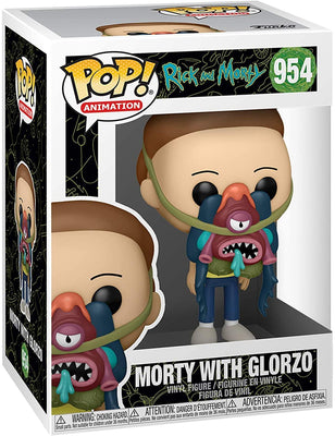 Pop Rick & Morty Morty with Glorzo Vinyl Figure