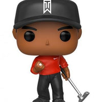 Pop Golf Stars Tiger Woods Red Shirt Vinyl Figure