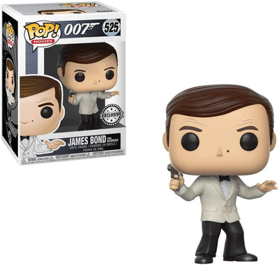 Pop 007 James Bond Roger Moore from Octopussy Vinyl Figure Special Edition #525