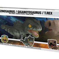 Pop Jurassic World Therizinosaurus Gianotosaurus T.Rex Vinyl Figures 3-Pack DDA Exclusive