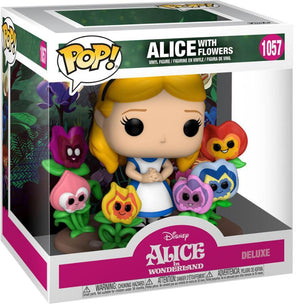 Pop Deluxe Alice in Wonderland 70th Alice with Flowers Vinyl Figure