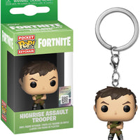 Pocket Pop Keychain Fortnite Highrise Assault Trooper Vinyl Figure