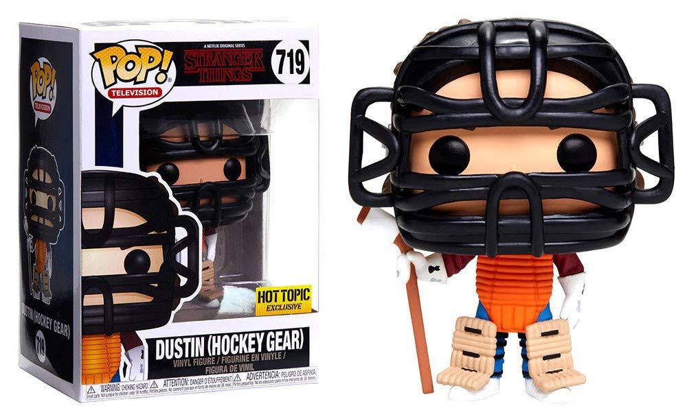 Pop Stranger Things Dustin Hockey Gear Vinyl Figure Hot Topic Exclusive