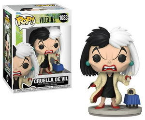 Pop Disney Villains Cruella De Vil Vinyl Figure #1083