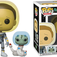 Pop Rick & Morty Space Suit Morty with Snake Vinyl Figure
