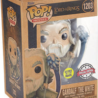 Pop Lord of the Rings Gandalf the White Glow in the Dark Vinyl Figure Box Lunch Earth Day Exclusive