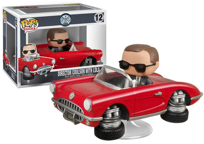 Pop Marvel Agent of S.H.I.E.L.D Director Coulson with Lola Vinyl Figure