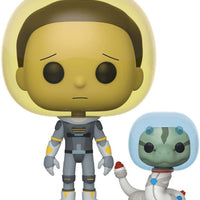 Pop Rick & Morty Space Suit Morty with Snake Vinyl Figure